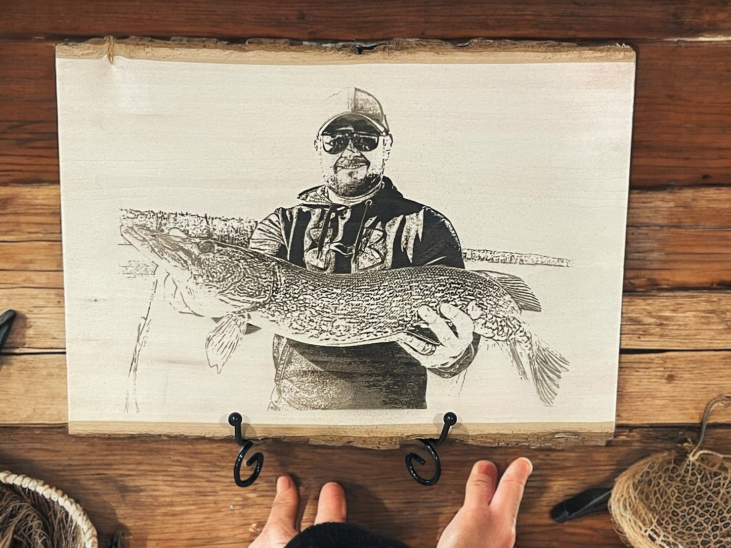 Live Edge Engraved Picture