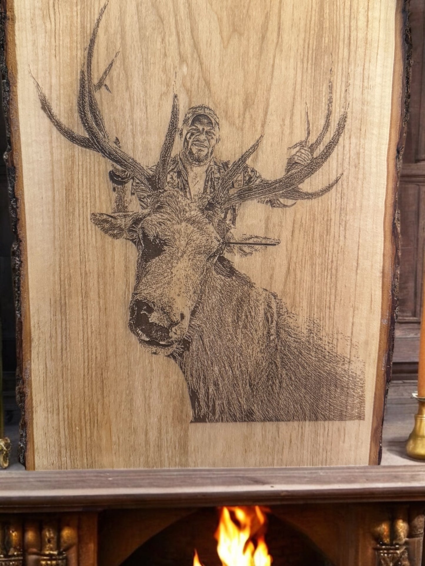 Live Edge Engraved Picture