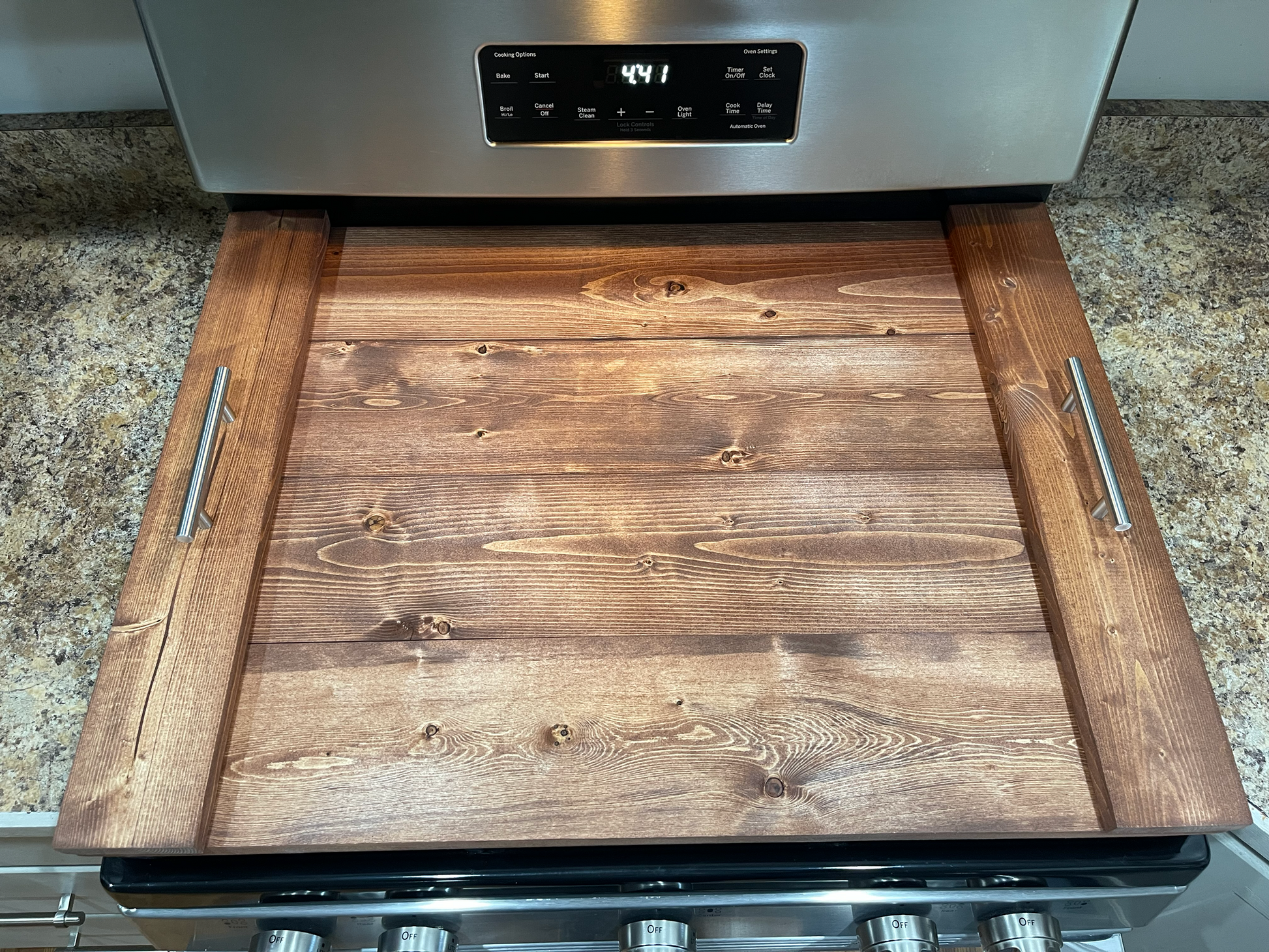 Reclaimed Barnwood Noodle Board/ Stove Cover - Large Size 36 Wide