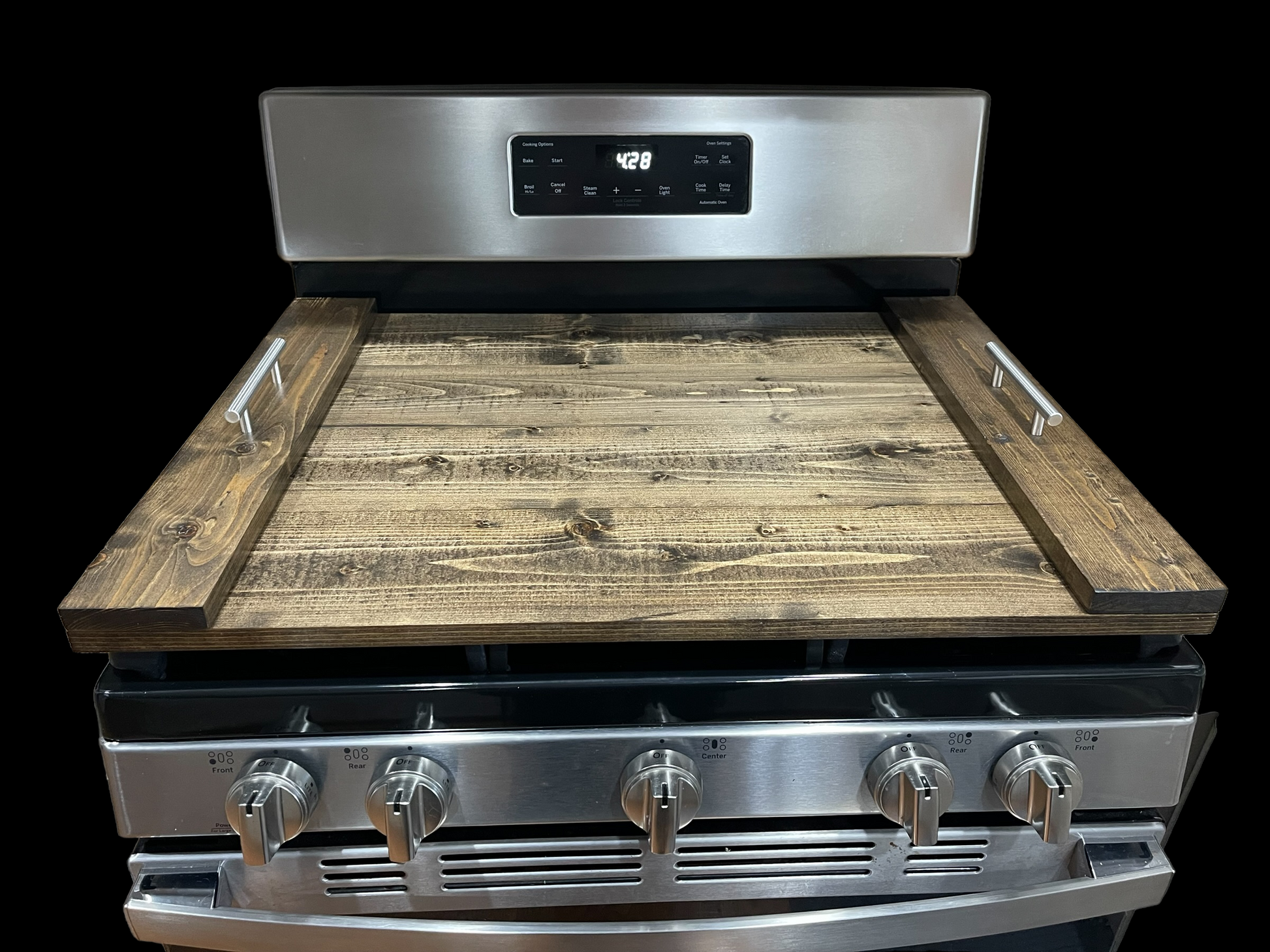 Noodle Board Stove Cover - Wooden Stovetop/ Burner Cover for Gas Stove Top  and E